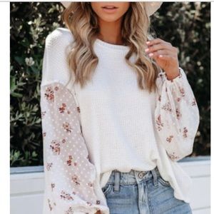 • gorgeous white blouse